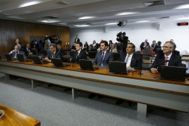 Bins em reunião no plenário - Senado Federal