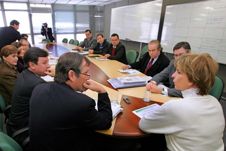 Reunião da Junta de Coordenação Orçamentária e Financeira do Estado foi realizada no CAFF(Foto: Itamar Aguiar/Palácio Piratini)