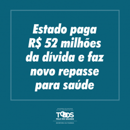 Além do serviço mensal da dívida com a União, quase R$ 70 milhões, o governo do Estado também paga financiamentos com bancos internacionais