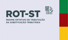 Imagem escrito ROT-ST Regime Optativo de Tributação da Substituição Tributária