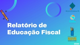 Imagem da capa do relatório de educação fiscal