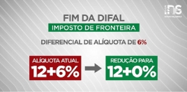 Imagem explicando o fim da Difal