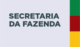 Imagem escrito Secretaria da Fazenda