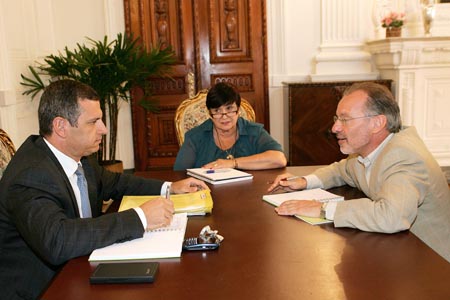 Busatto e Mateus Bandeira debateram ações de contenção de gastos do Governo